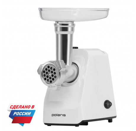 Мясорубка Polaris PMG 1852 белая Polaris - porhov-experts.ru – фото 1