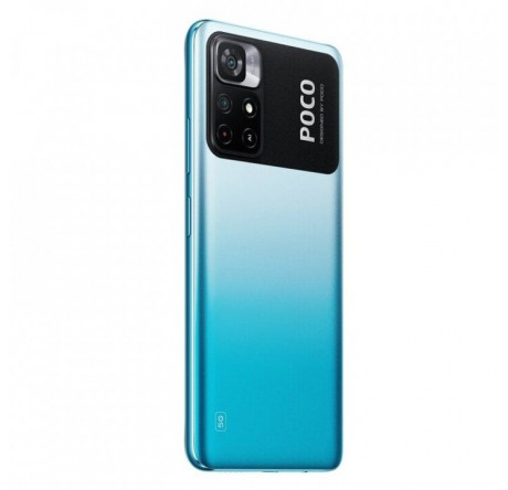 Смартфон POCO M4 Pro 5G 64 ГБ голубой Poco - porhov-experts.ru – фото 1