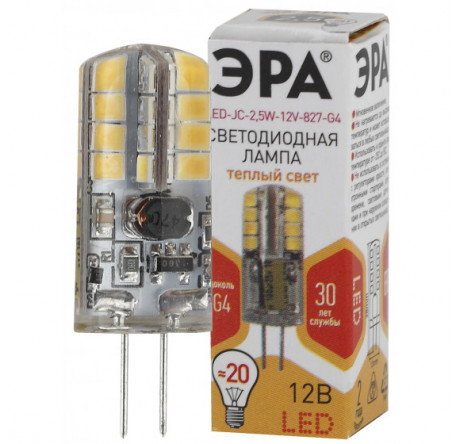 LED JC-2,5W-12V-827-G4 ЭРА ЭРА - porhov-experts.ru – фото 1