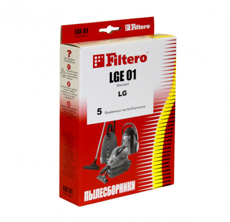 Пылесборник Filtero LGE 01 (5) Standard Filtero - porhov-experts.ru – фото 1