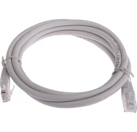 Cablexpert PP10-2M медный UTP кат.5e, 2м, разъем RJ-45 серый Патч-корд  CABLEXPERT - porhov-experts.ru – фото 1