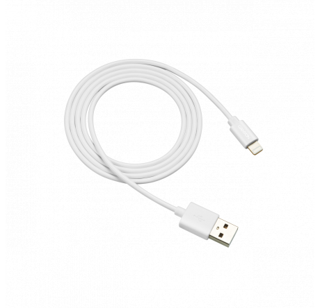 Canyon CNS-MFICAB01W Ultra-compact MFI Cable, certified by Apple, 1M length, 2.8mm , Whi Кабель USB  CANYON - porhov-experts.ru – фото 1