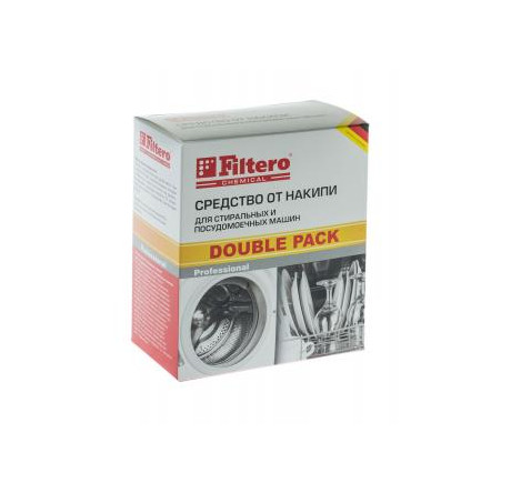 Filtero Double Pack арт 611 Средство от накипи д/ПММ и СМ  Filtero - porhov-experts.ru – фото 1