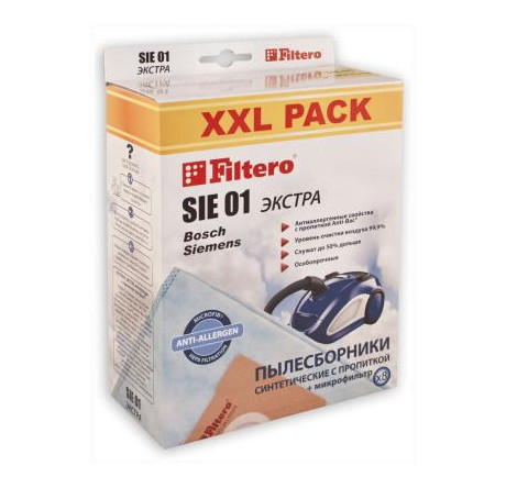 Пылесборник Filtero SIE 01 (8) XXL PACK Filtero - porhov-experts.ru – фото 1