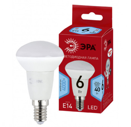 ECO LED R50-6W-840-E14 ЭРА ЭРА - porhov-experts.ru – фото 1