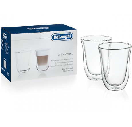 Чашки для латте De Longhi Latte cups DE LONGHI - porhov-experts.ru – фото 1
