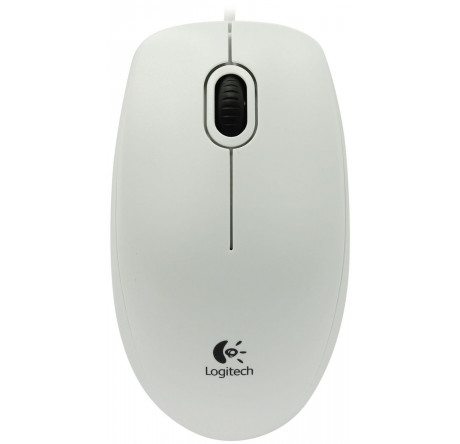 Мышь Logitech B100 Optical Mouse white USB OEM Logitech - porhov-experts.ru – фото 1