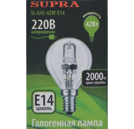 Supra SL-G45-42W-E14 Supra - porhov-experts.ru – фото 1