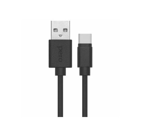 PERO DC-03 Type-C, 3А, 1м, черный Fast Charge Дата-кабель  PERO - porhov-experts.ru – фото 1