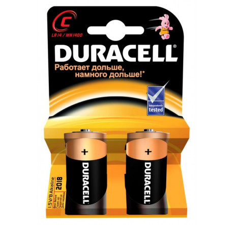 Duracell LR14-2BL (блистер) 2шт Батарея Duracell - porhov-experts.ru – фото 1
