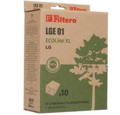 Пылесборник Filtero LGE 01 (10+фильтр) ECOLine XL Filtero - porhov-experts.ru – фото 1