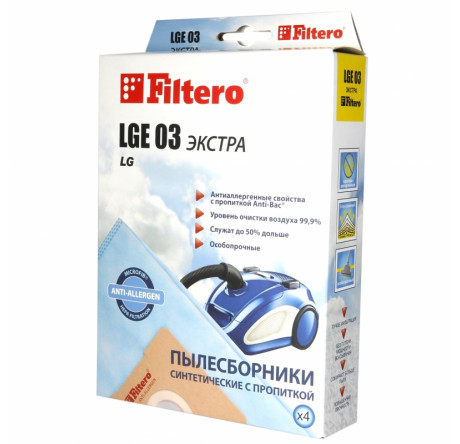 Пылесборник Filtero LGE 03 (4) ЭКСТРА Filtero - porhov-experts.ru – фото 1