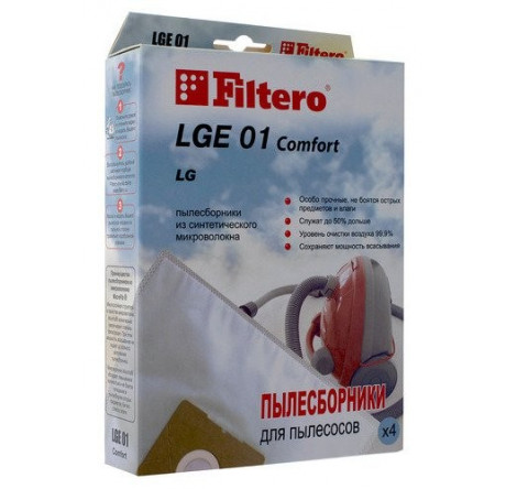 Пылесборник Filtero LGE 01 (4) Comfort Filtero - porhov-experts.ru – фото 1