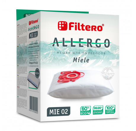 Пылесборник Filtero MIE 02 (4) Allergo  Filtero - porhov-experts.ru – фото 1