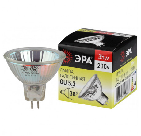 GU5.3-JCDR (MR16) -35W-230V-CL ЭРА ЭРА - porhov-experts.ru – фото 1