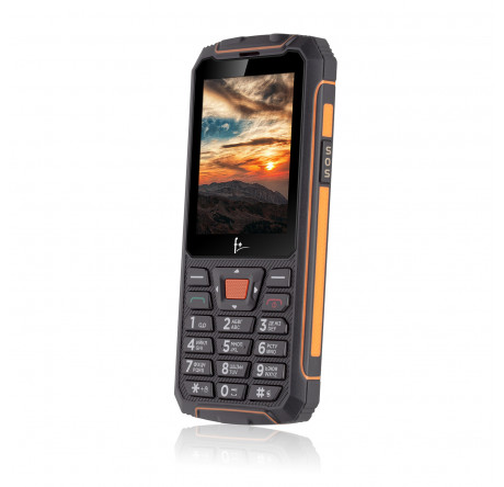 Мобильный телефон F+ R280 Black-orange F+ - porhov-experts.ru – фото 1