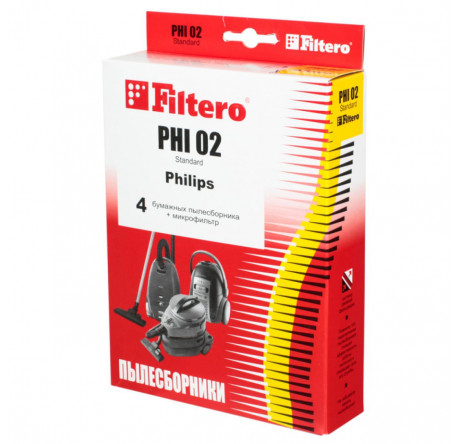Пылесборник Filtero PHI 02 (4) Standard Filtero - porhov-experts.ru – фото 1