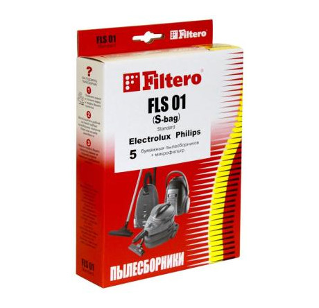 Пылесборник Filtero FLS 01 (S-bag) (5) Standard Filtero - porhov-experts.ru – фото 1