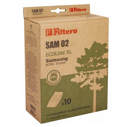 Пылесборник Filtero SAM 02 (10+) XL ECOLine Filtero - porhov-experts.ru – фото 1