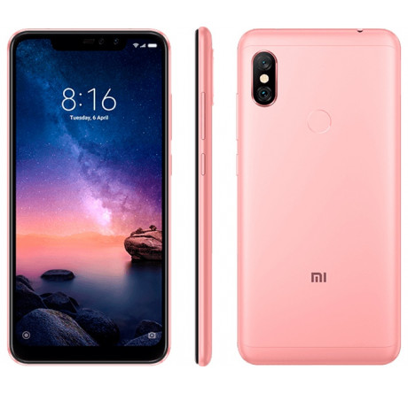 Смартфон Xiaomi Redmi Note 6 Pro Rose Gold  64ГБ Xiaomi - porhov-experts.ru – фото 1