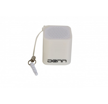 DENN DBS112 с микрофоном и встроенным аккумулятором. Мощность 2W. Белая Беспроводная аудио колонка  Denn - porhov-experts.ru – фото 1