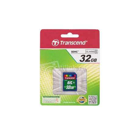Карта памяти SDHC Transcend 32GB (TS32GSDHC4) Transcend - porhov-experts.ru – фото 1