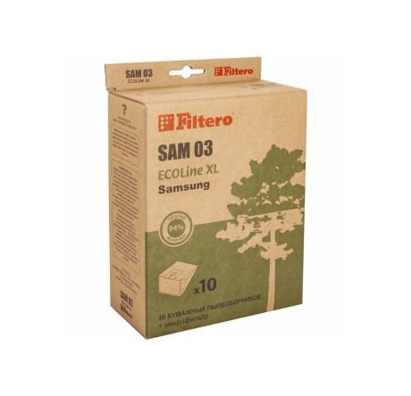 Пылесборник Filtero SAM 03 (10+) XL ECOLine Filtero - porhov-experts.ru – фото 1