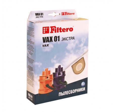 Пылесборник Filtero VAX 01 (2) ЭКСТРА Filtero - porhov-experts.ru – фото 1