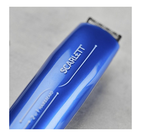 Scarlett SC-HC63C57 синий Машинка для стрижки аккумулятор сеть Scarlett - porhov-experts.ru – фото 1