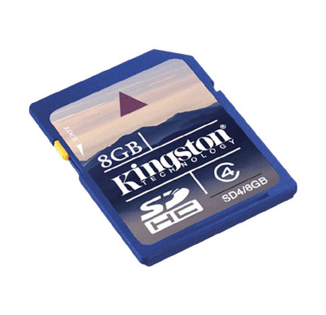 Карта памяти SDHC Kingston 8GB (SD4/8GB) Kingston - porhov-experts.ru – фото 2