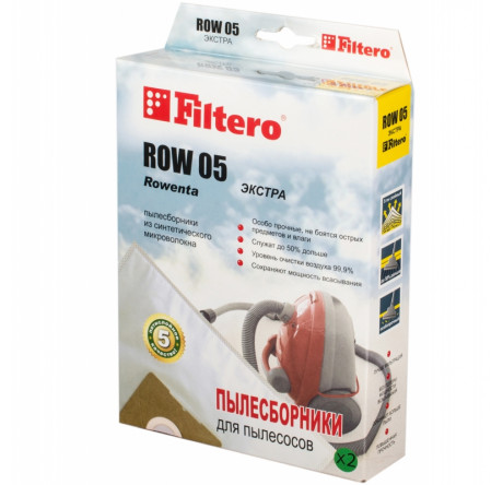 Пылесборник Filtero ROW 05 (2) ЭКСТРА Filtero - porhov-experts.ru – фото 1