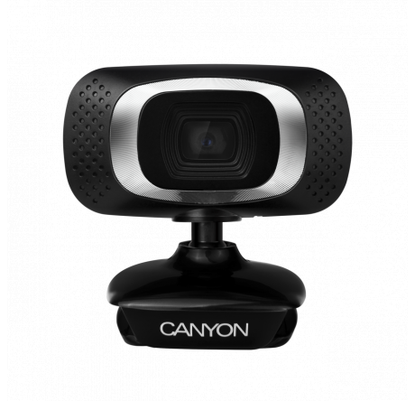 Canyon CNE-CWC3N 720P HD webcam with USB2.0. 360 градусов 1.0Mega pixels 1280*720 кабель 2 Вебкамера CANYON - porhov-experts.ru – фото 1