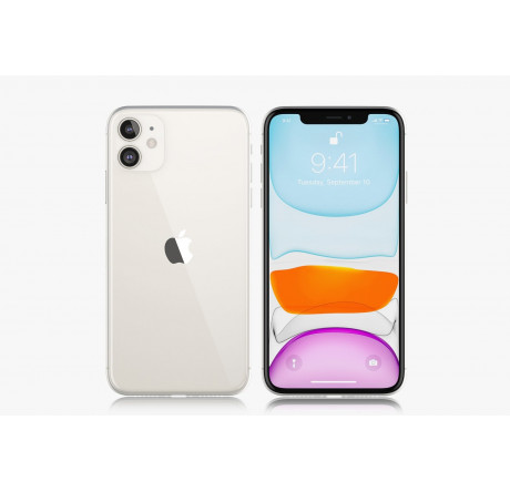 Смартфон Apple iPhone 11 64 ГБ белый Apple - porhov-experts.ru – фото 1