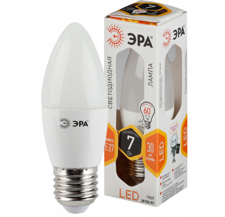 LED B35-7W-827-E27 ЭРА ЭРА - porhov-experts.ru – фото 1