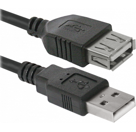 Defender USB02-10 USB2.0 AM-AF, 3.0м Кабель  Defender - porhov-experts.ru – фото 1